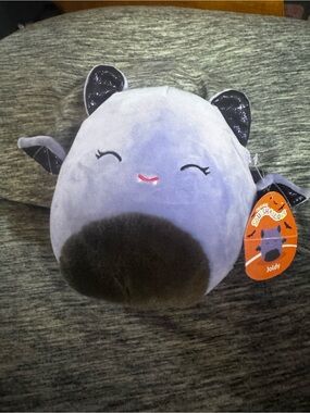 Squishmallows Joldy Bat Plush - Purple and Black Accents